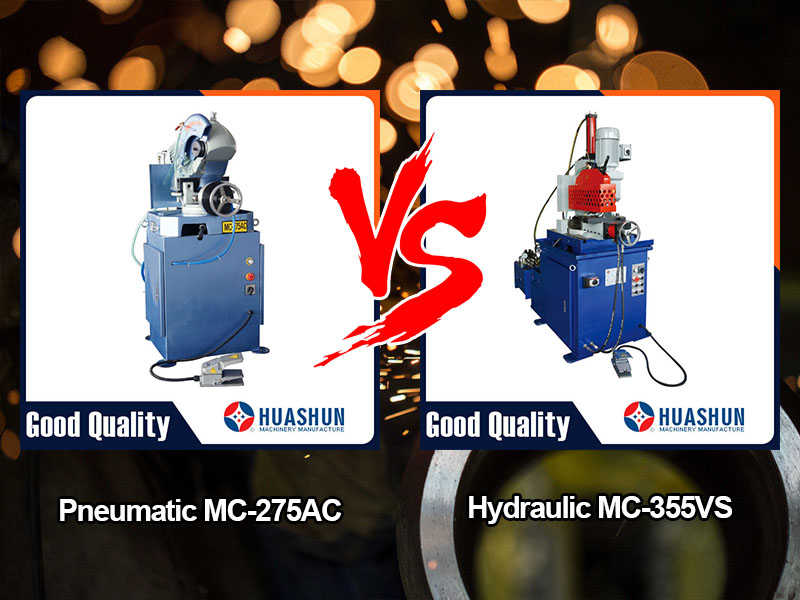Advantages of pneumatic MC-275AC and hydraulic MC-355VS pipe cutting machine